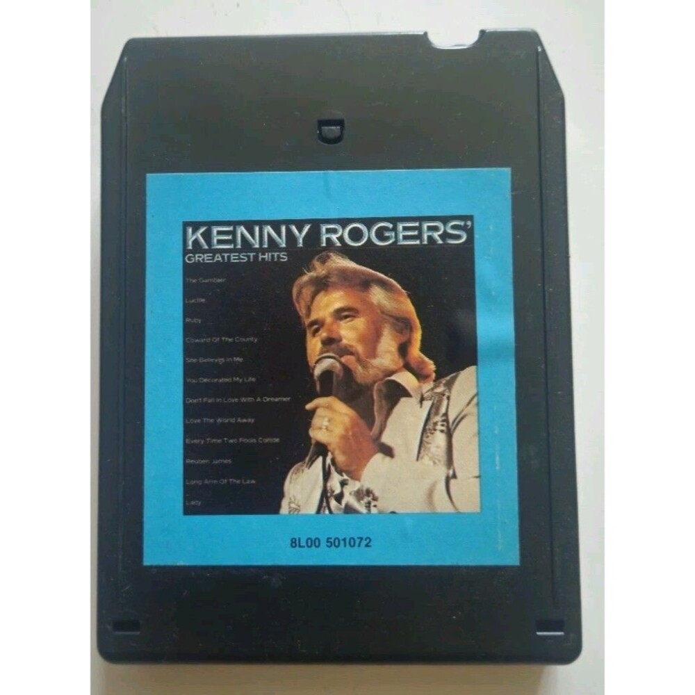 Kenny Rogers Greatest Hits 8-Track Tape 1980 Liberty 8L0 501072 The Gambler OOP!